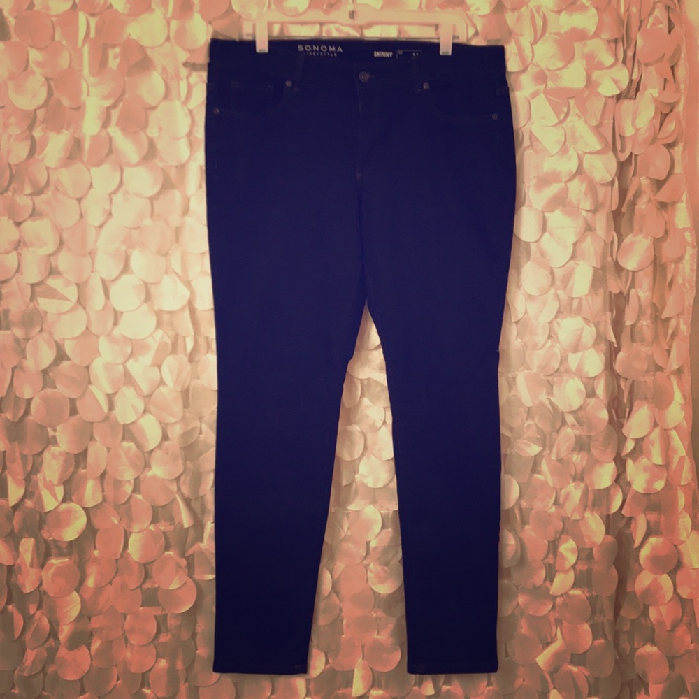Sonoma skinny dark wash jeans